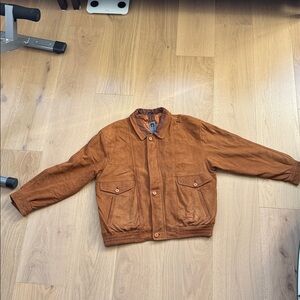 Hyperbol Club Brown Leather Jacket